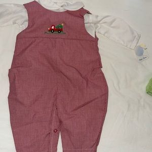 Christmas boys Petit Ami outfit - 6 months